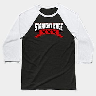 Straight Edge  1 Baseball T-Shirt